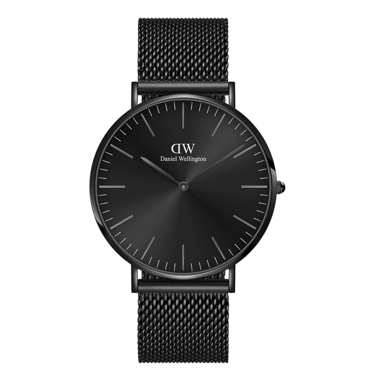 ساعت دنیل ولینگتون مدل Classic Mesh Onyx Black فول مشکی - سایز 40 (مردانه)
